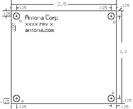 ANC-3089 Mechanical Drawing